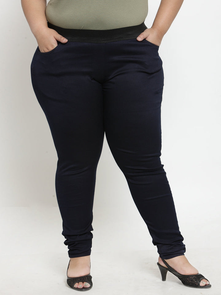 plusS Blue Slim Jeggings