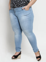 plusS Women Blue Slim Fit Jeans