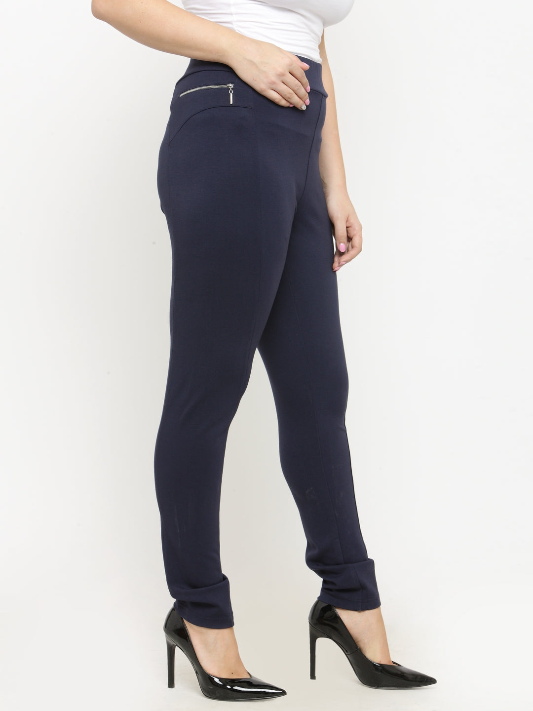 plusS Navy Blue Jeggings