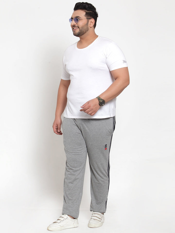 plusS Grey Cotton Track Pants