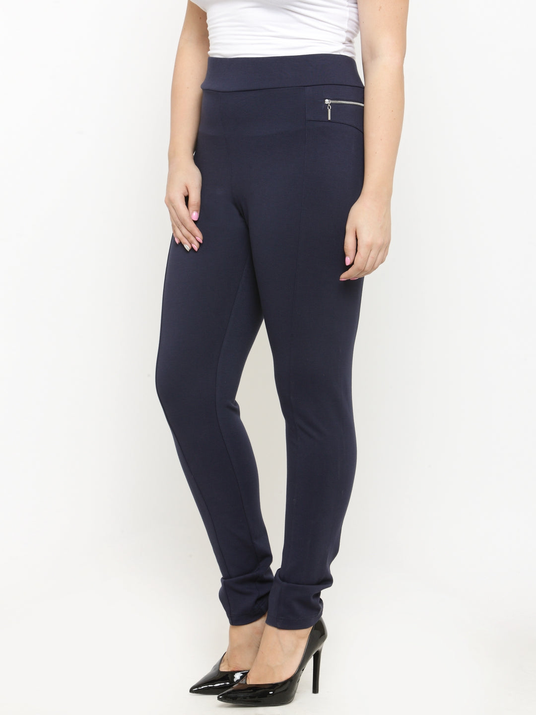 plusS Navy Blue Jeggings