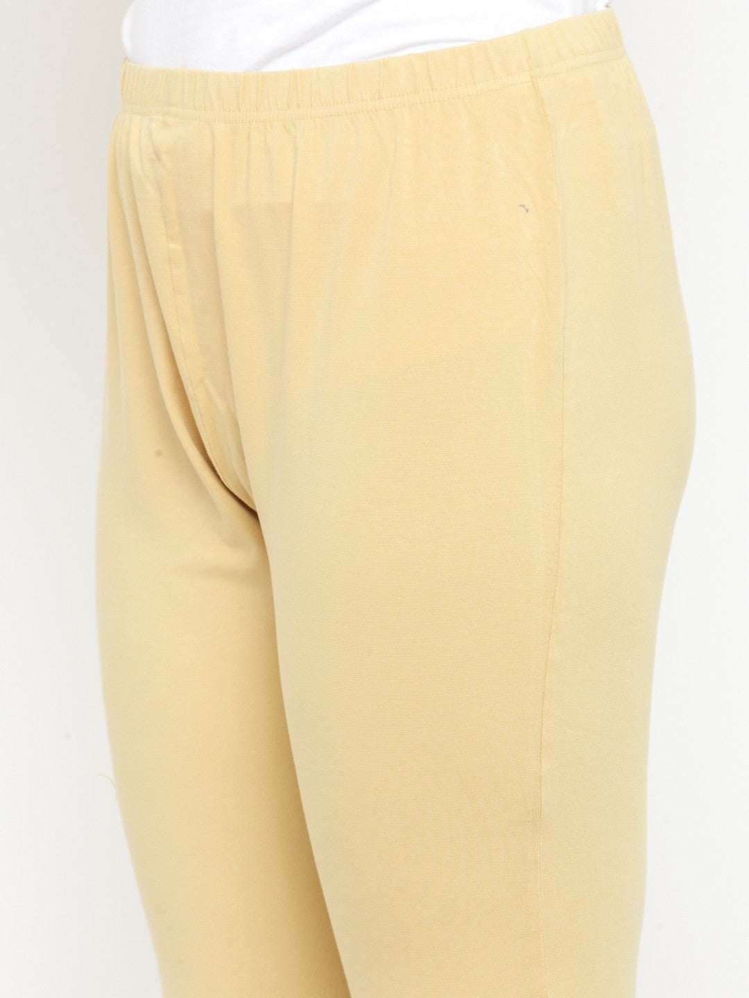 plusS Beige Churidar Leggings