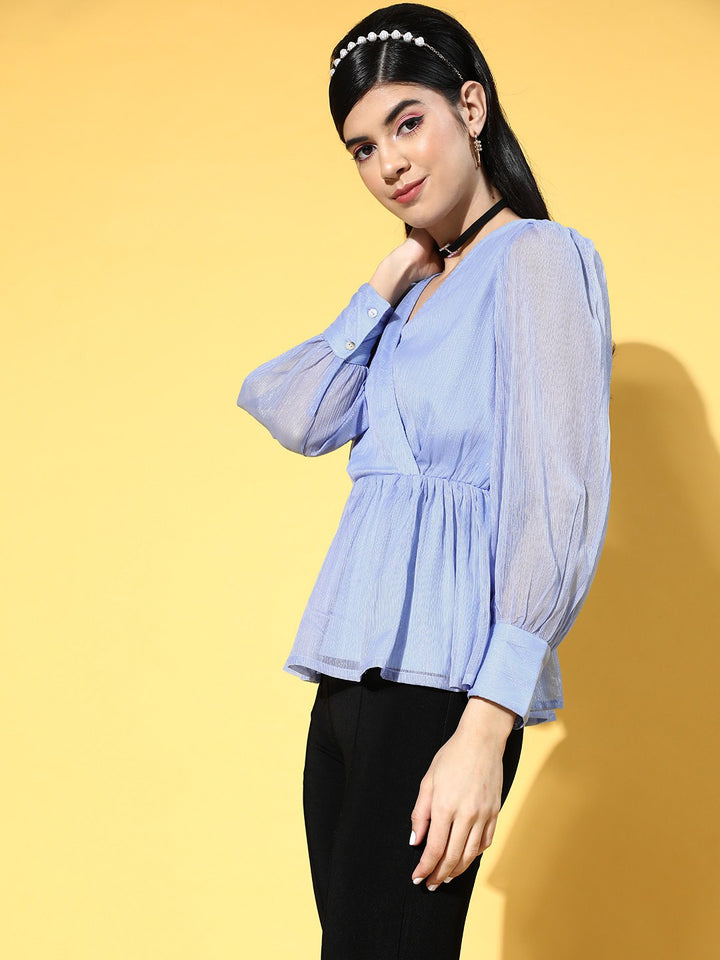 PlusS Blue Top