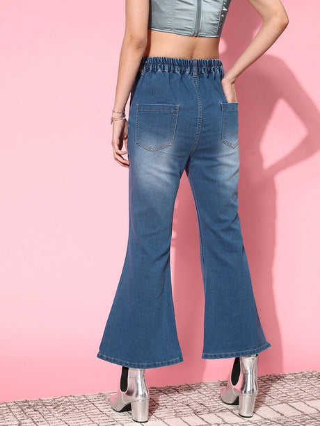 Blue Light Fade Stretchable Jeans