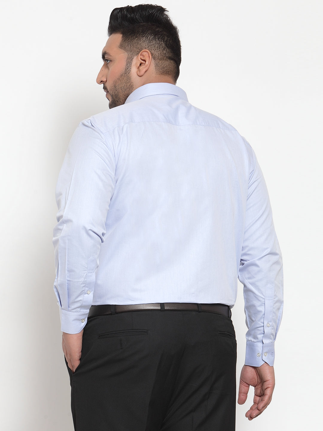 plusS Men Blue Formal Shirt