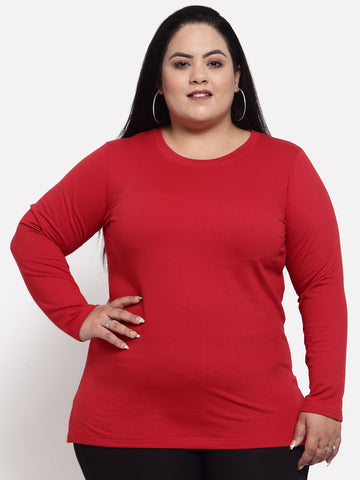 plusS Red Regular Top