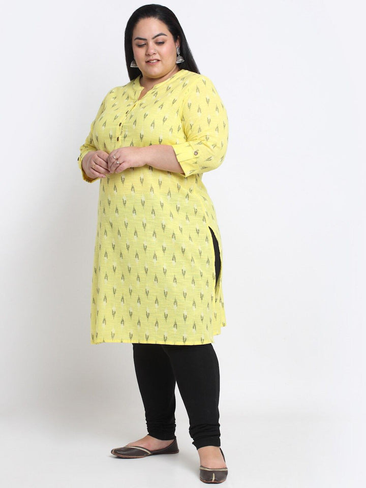 plusS Ethnic Motifs Printed Kurta