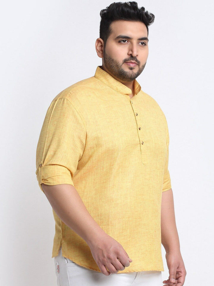 plusS Men Plus size Cotton Kurta