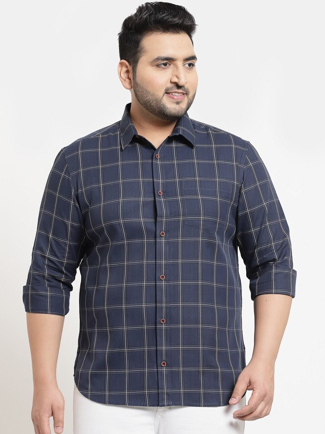 plus size tartan shirt