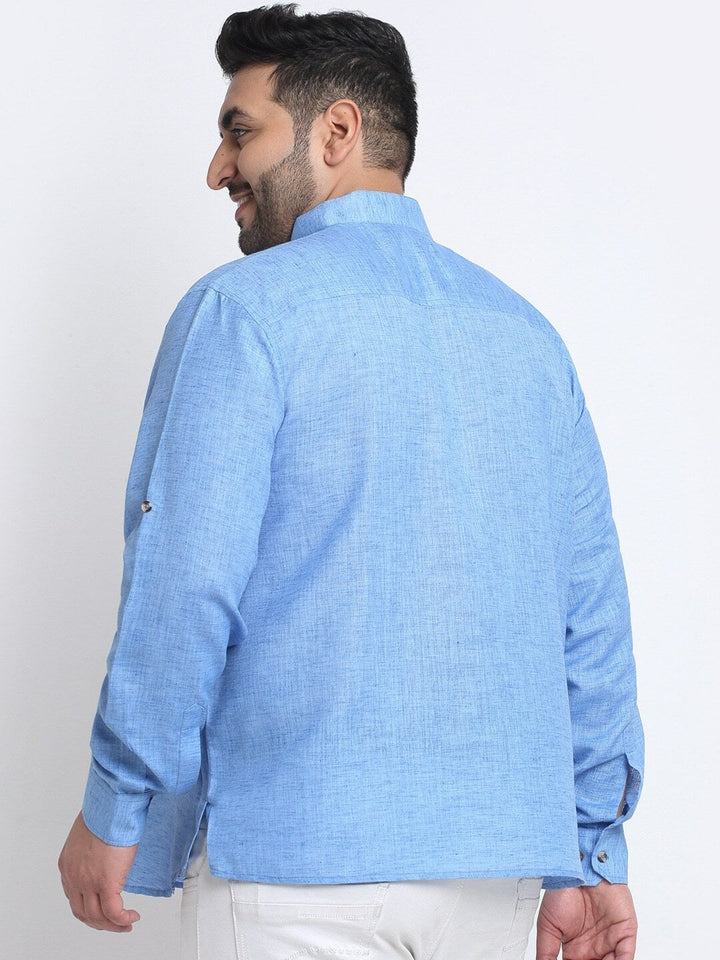 plusS Men Anarkali Kurta