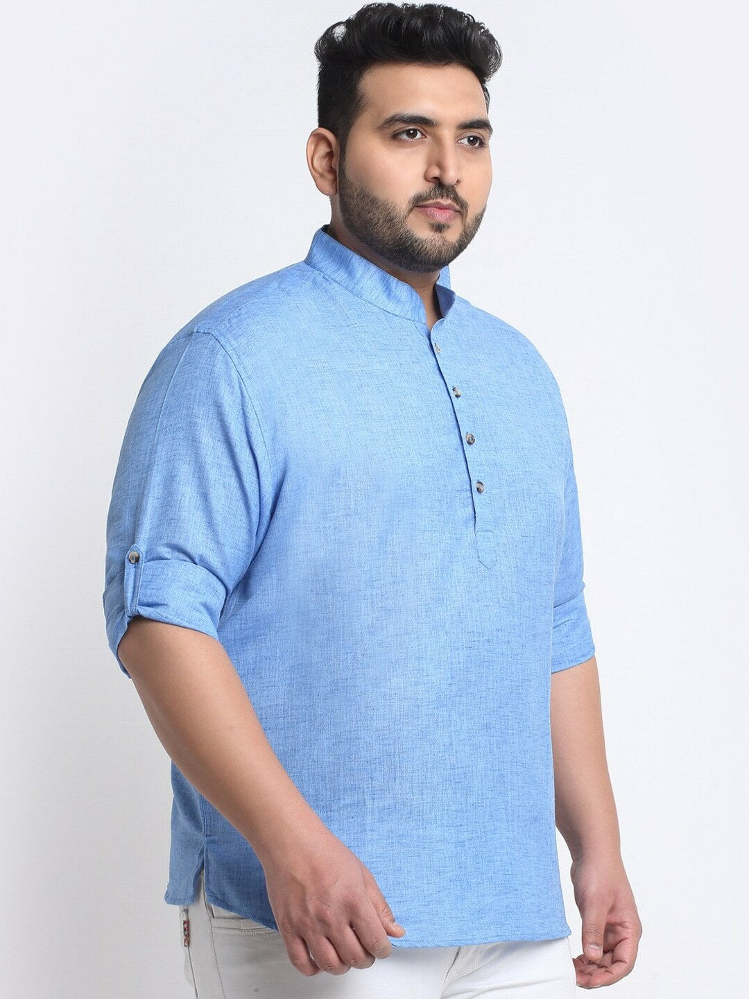 plusS Men Anarkali Kurta