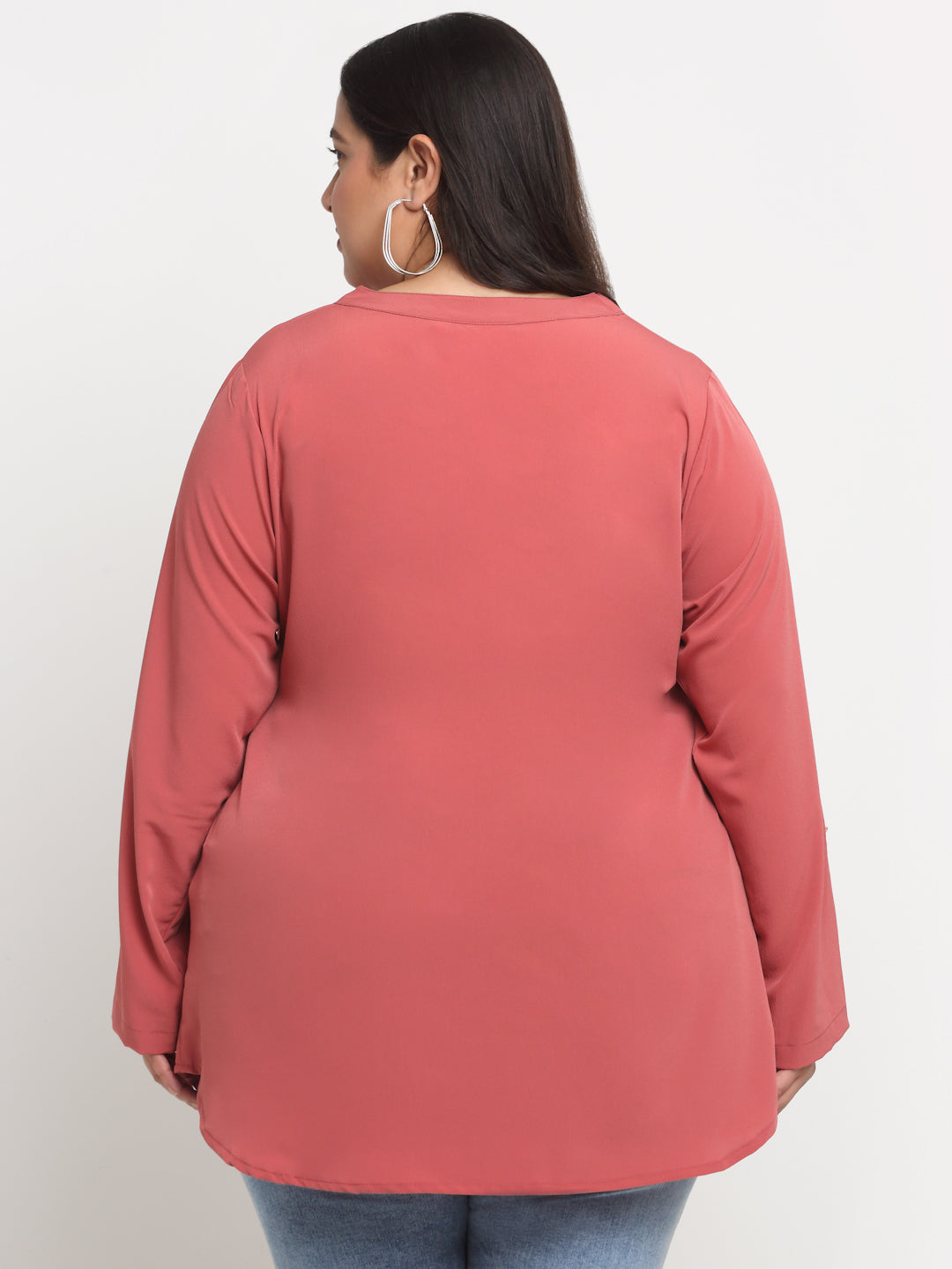 plusS Plus Size Longline Top