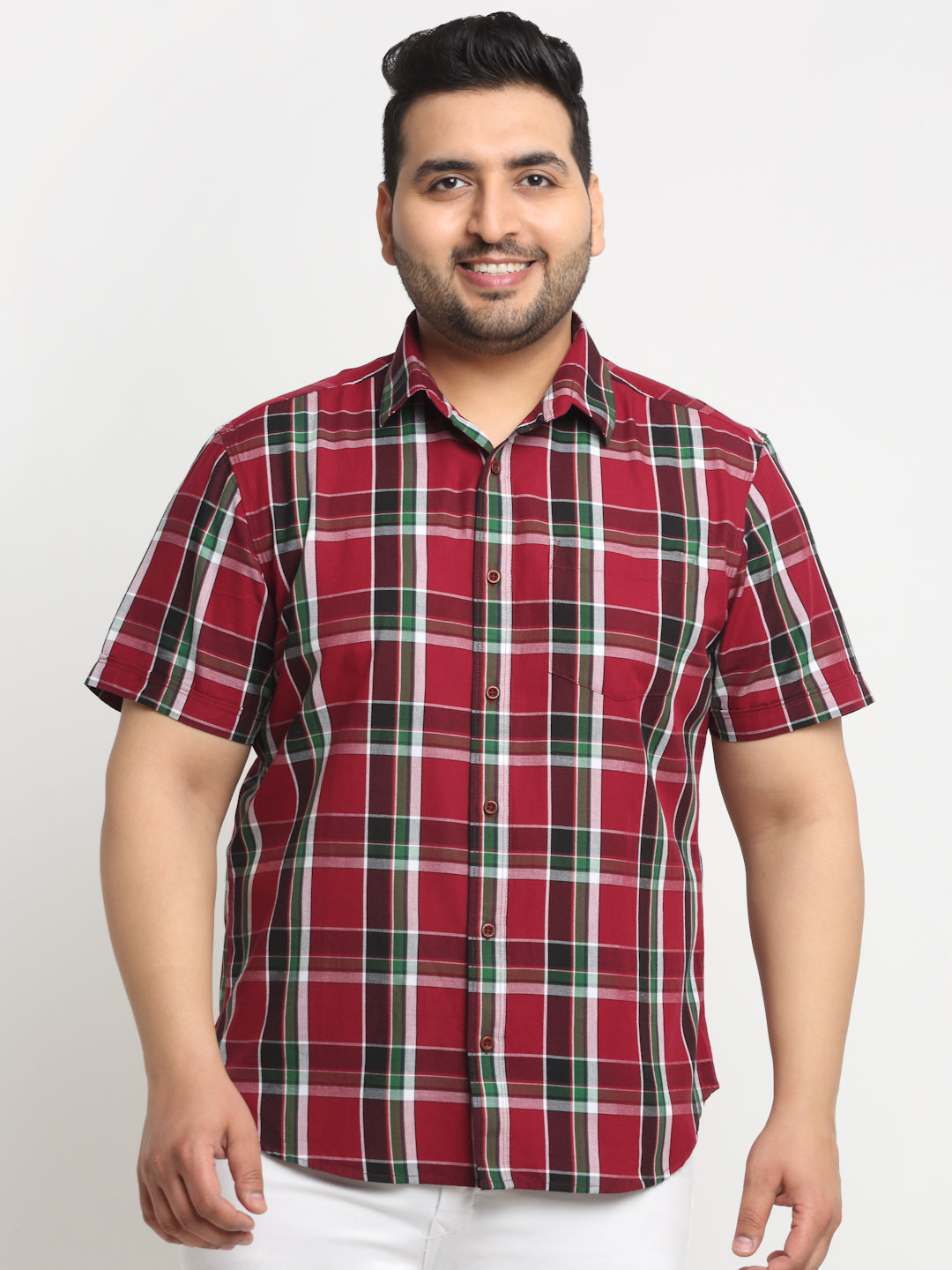 Tartan Checks Checked Cotton Casual Shirt