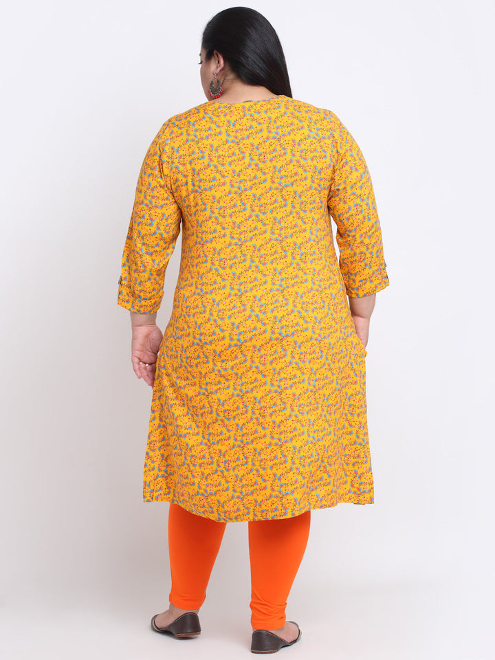 Floral Printed Kurta