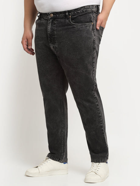 plusS Men Comfort Stretchable Cotton Jeans