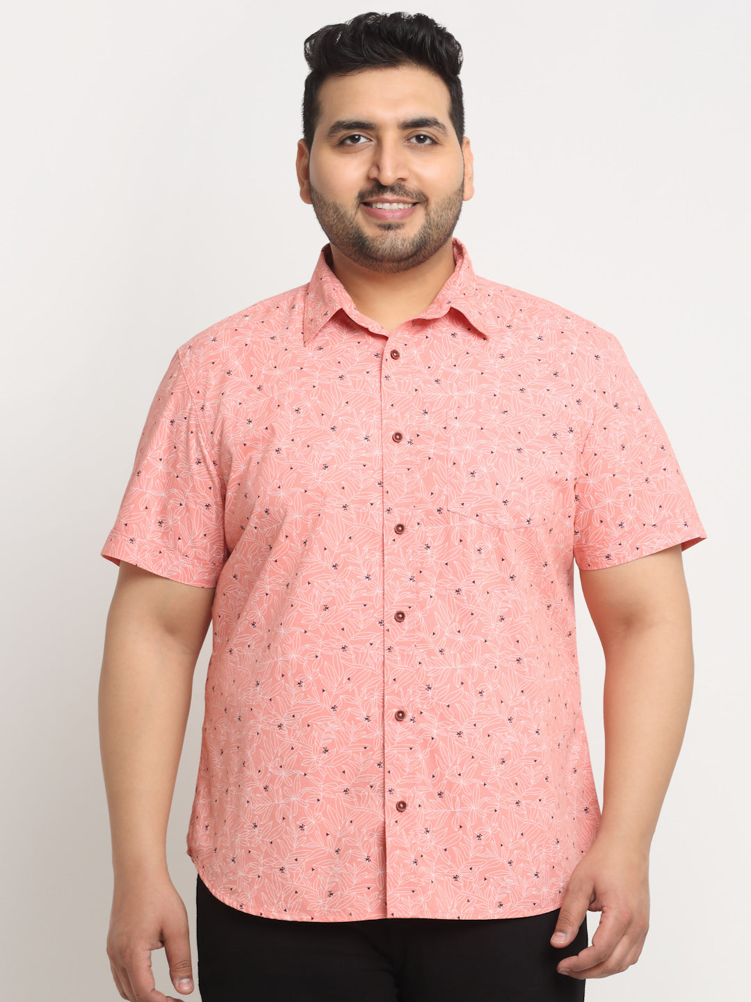 Conversational Printed Cotton Casual Shirt