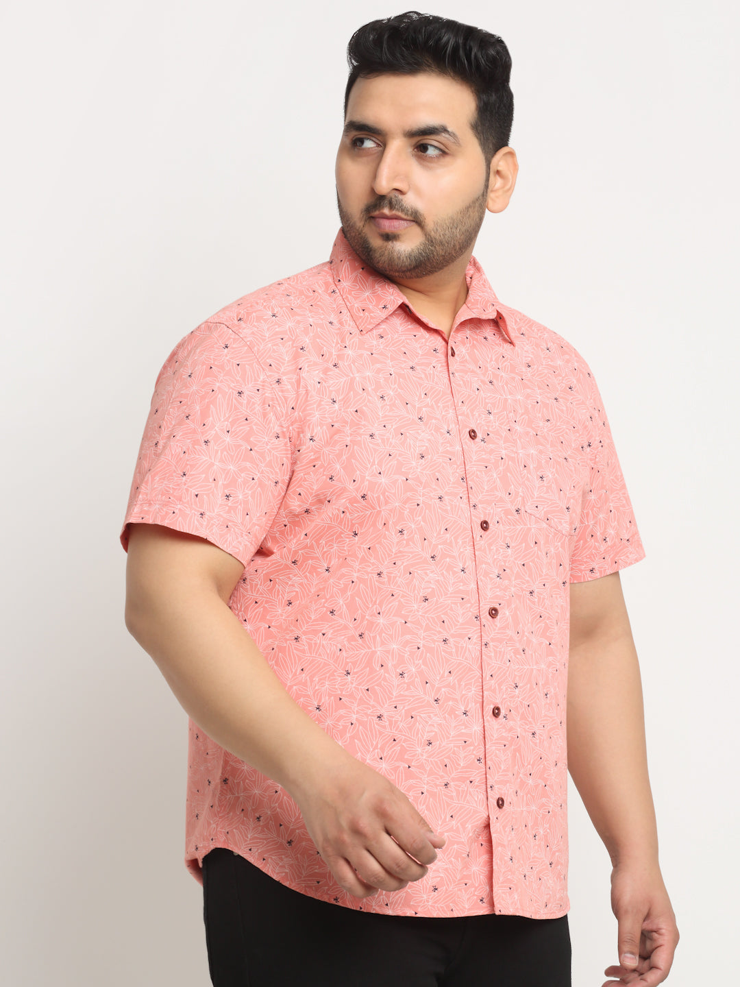 Conversational Printed Cotton Casual Shirt