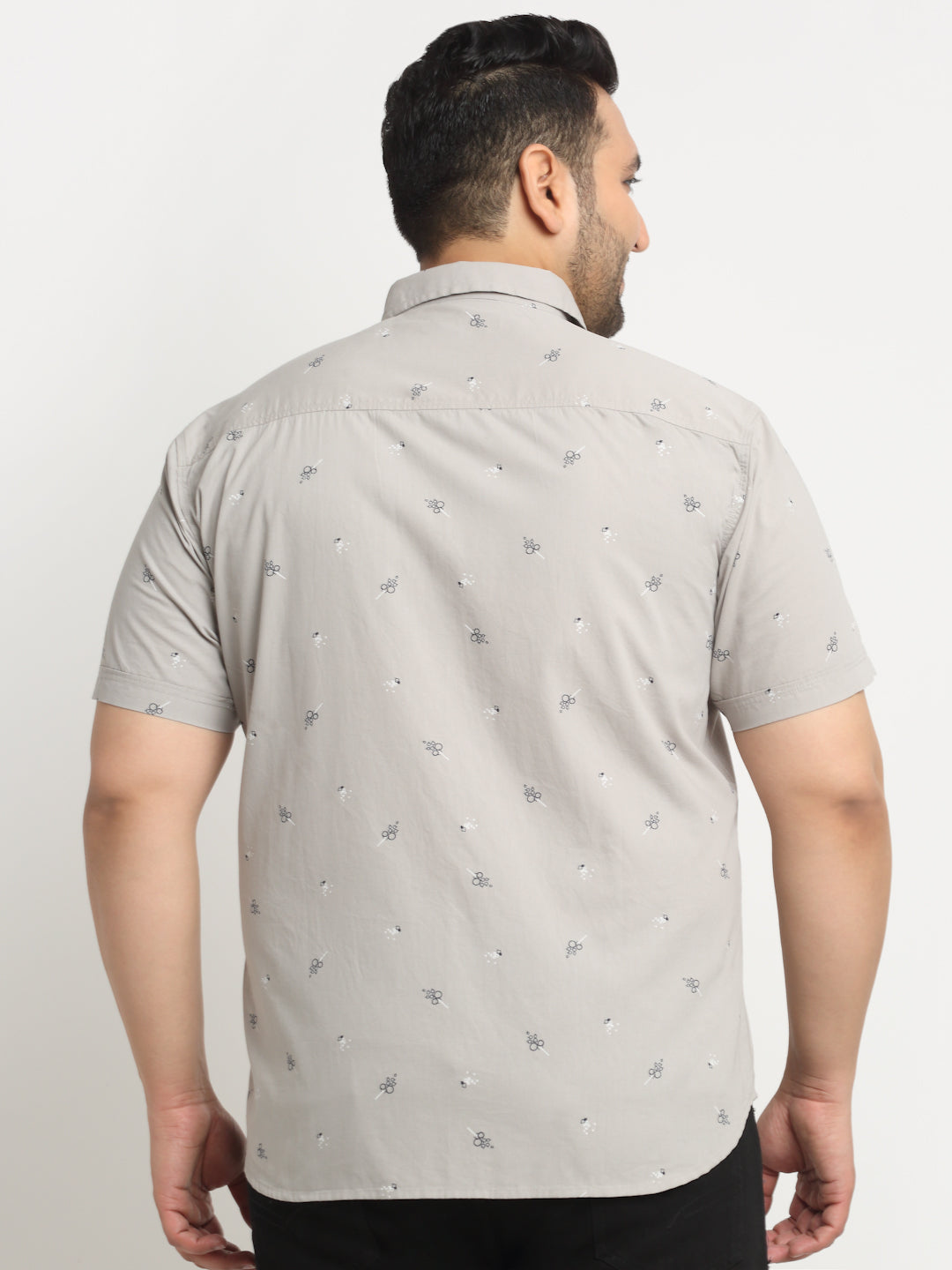 Men Printed Casual Cotton Shirt