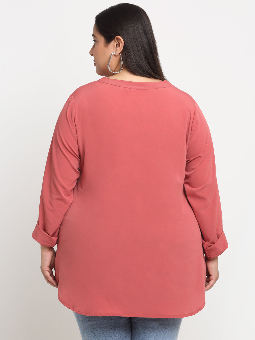 plusS Plus Size Longline Top