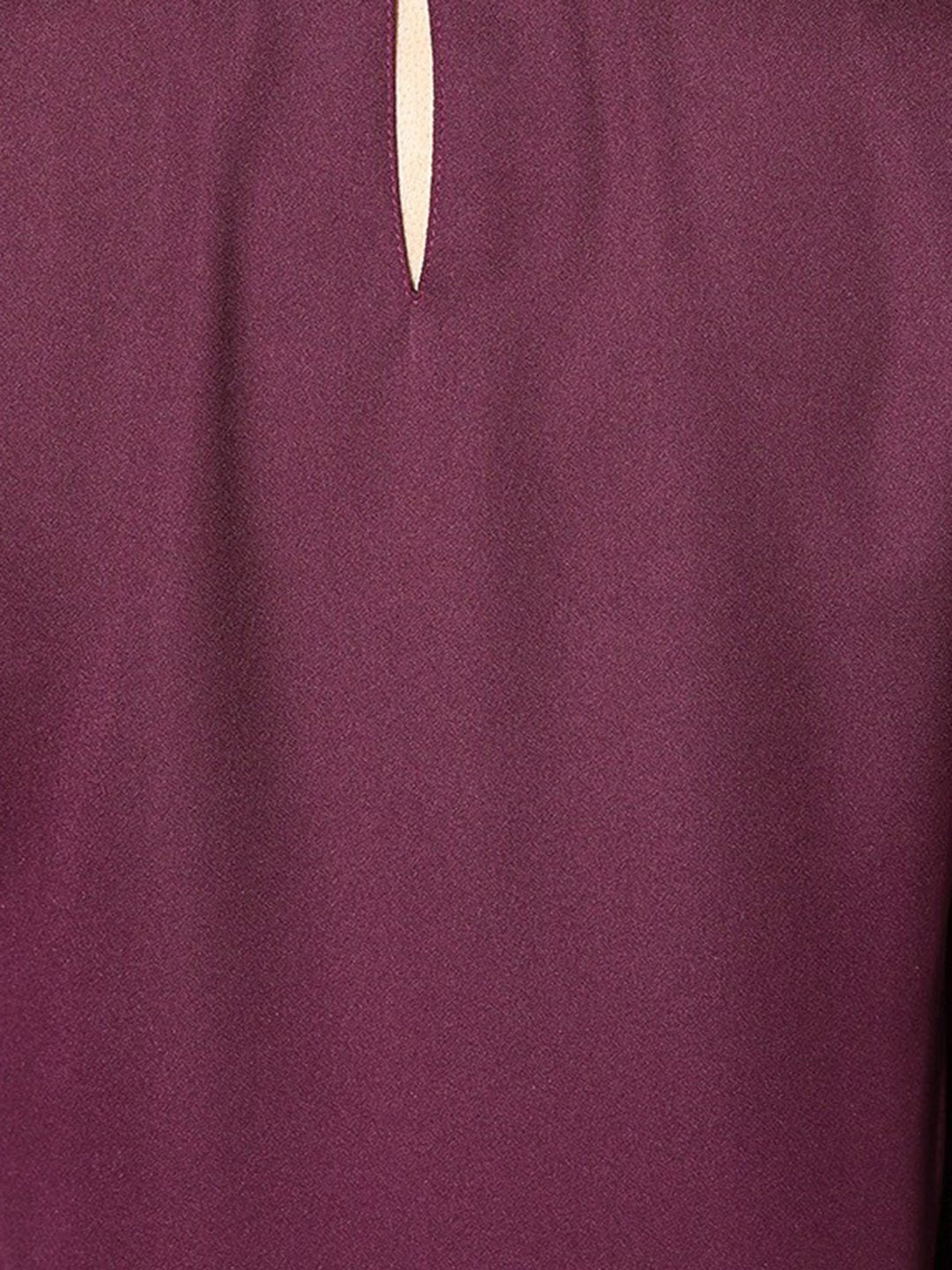 plusS Burgundy Solid Volume Play Top