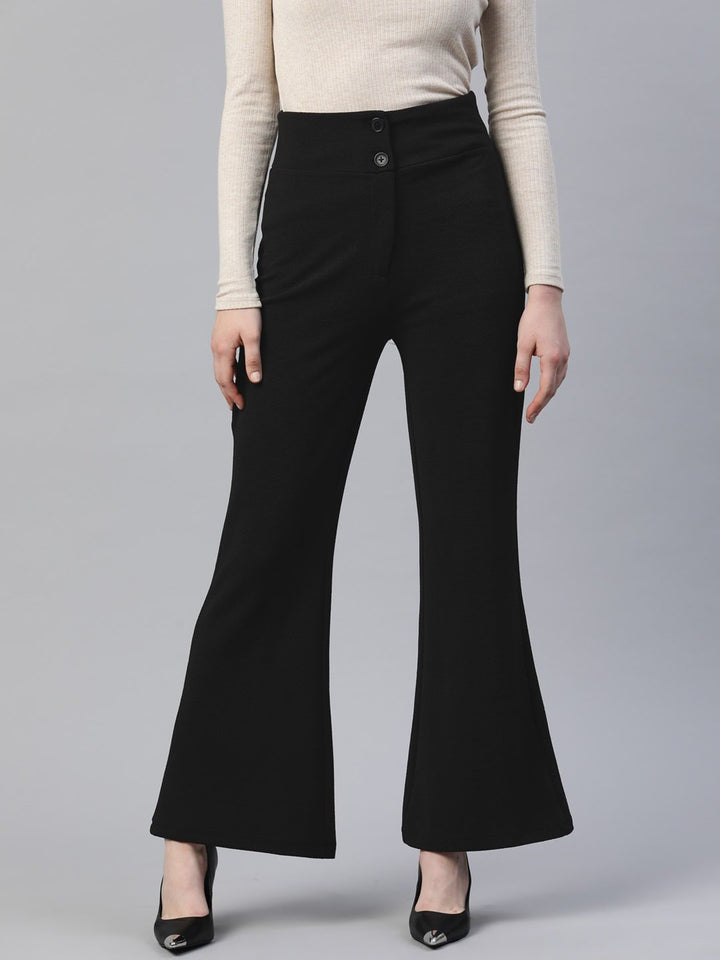 plusS Women Flared Trousers