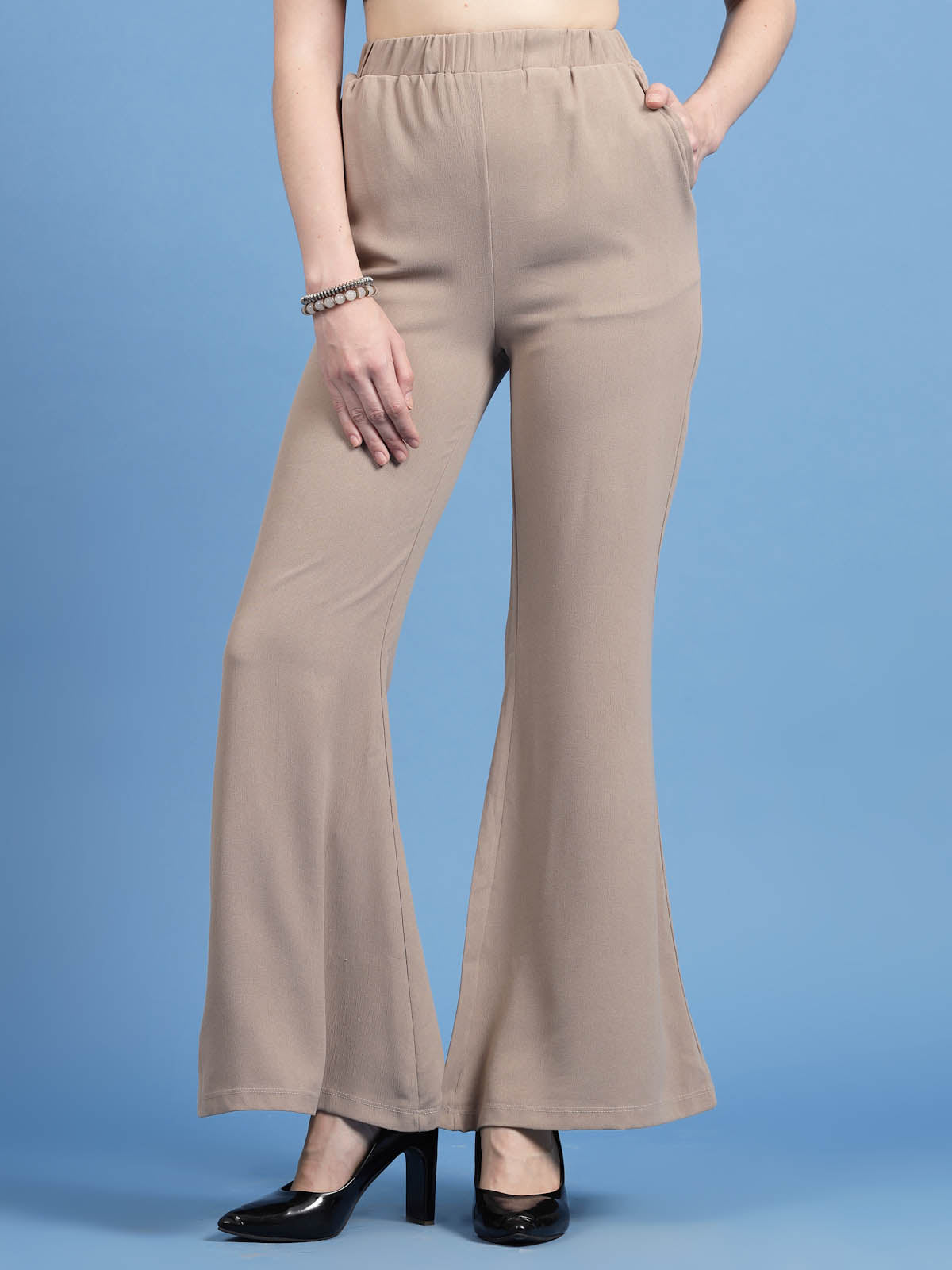 High waist bootcut corduroy trousers Nina Carter | Paris Fashion Shops