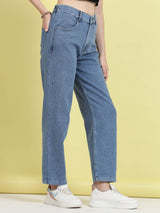 Women Mid-Rise Clean Look Stretchable Jeans