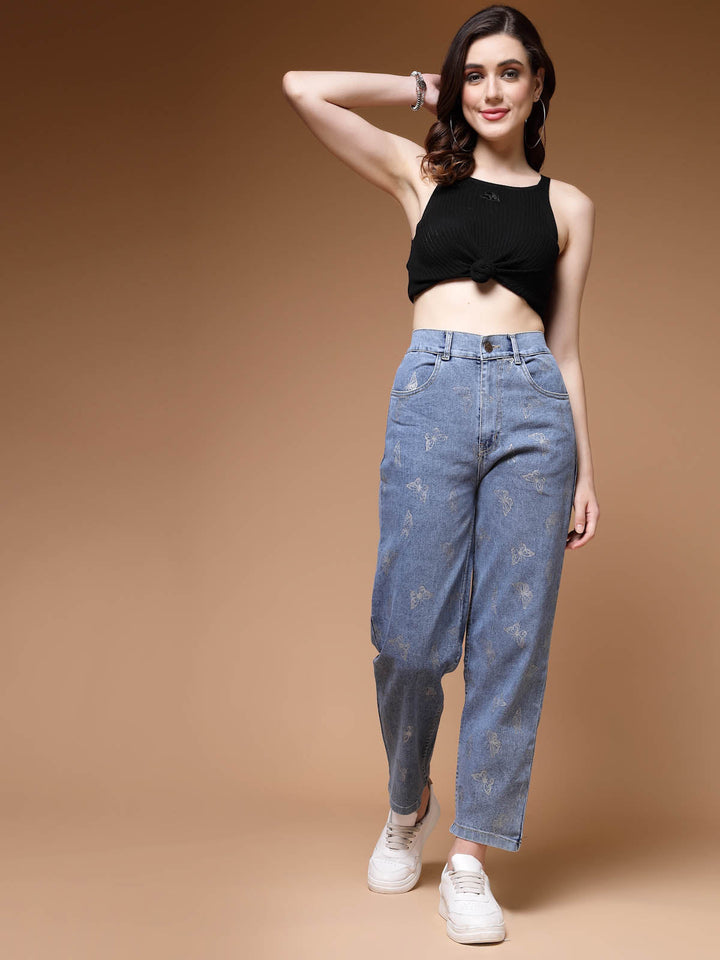 Women Mid-Rise Light Fade Clean look Stretchable Jeans