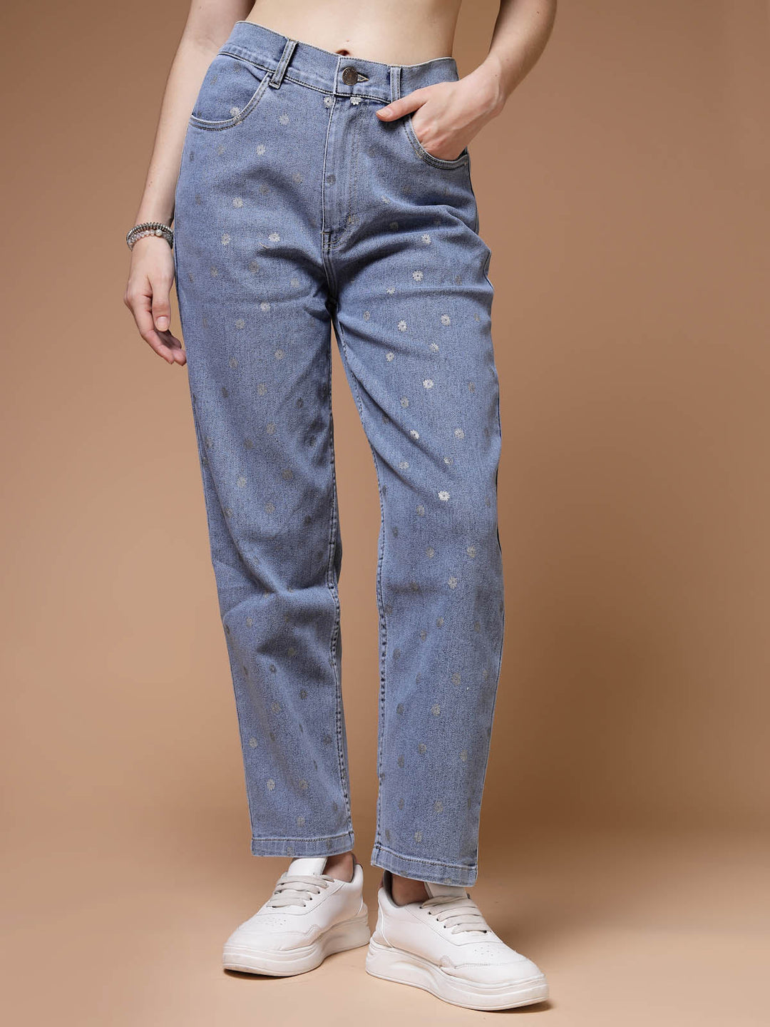 Women Mid-Rise Clean Look Stretchable Jeans