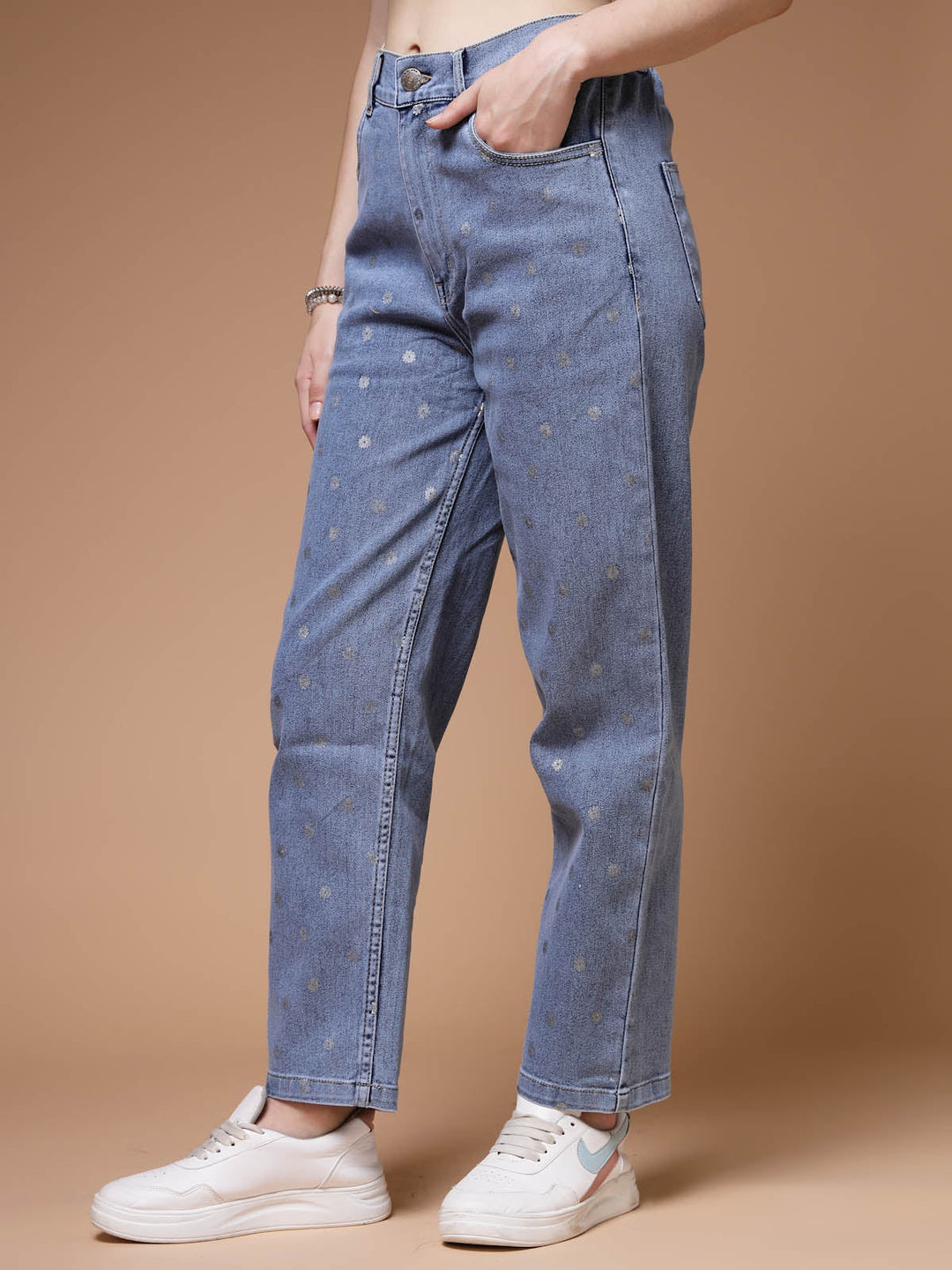 Women Mid-Rise Clean Look Stretchable Jeans