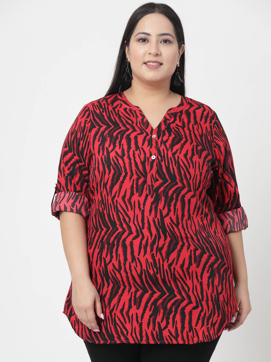 Animal Printed Casual Top