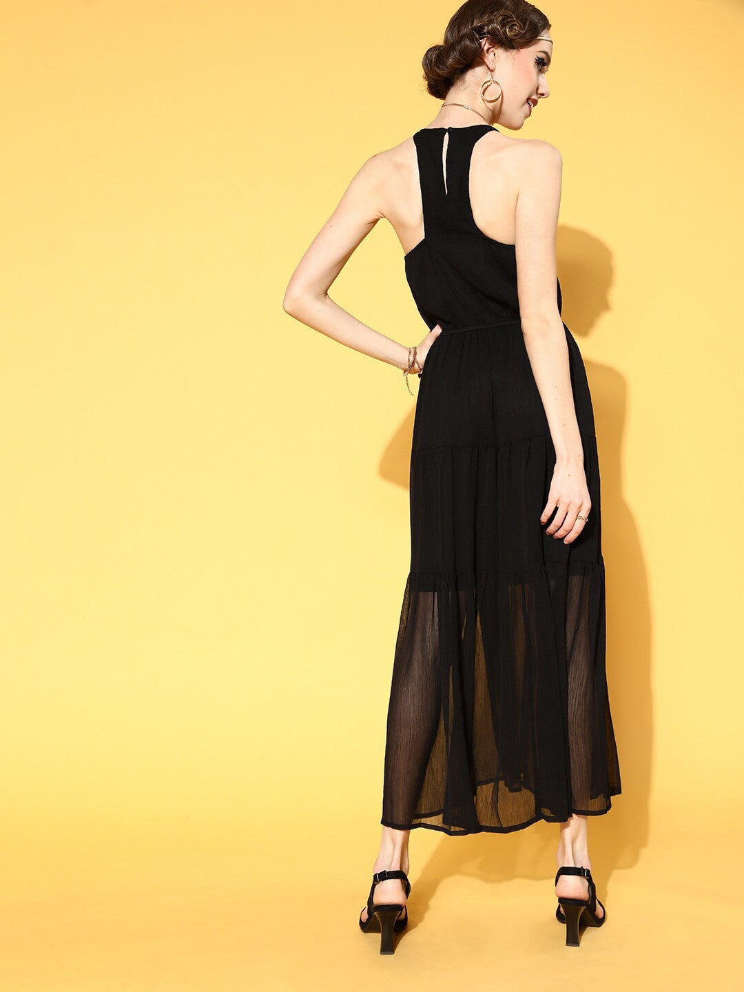 plusS Black Maxi Dress