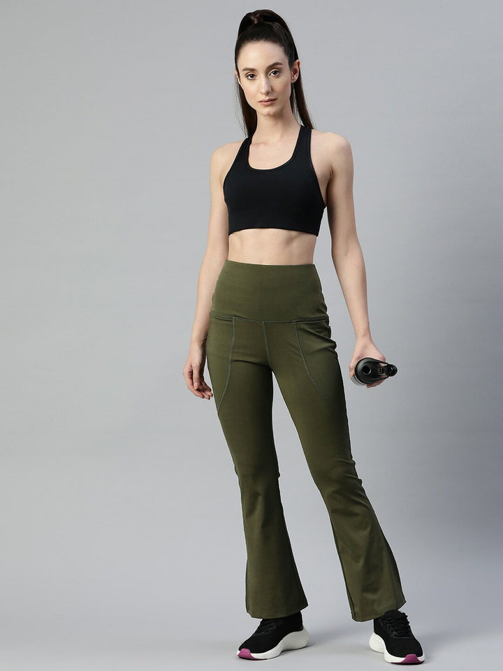 plusS Women Solid Regular Fit Track Pants