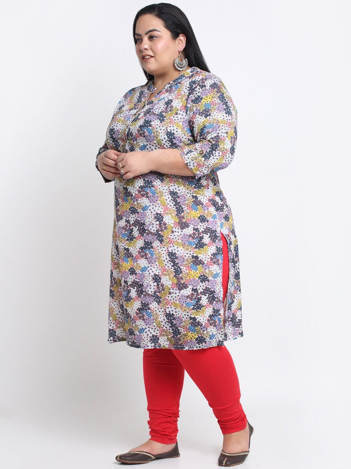 plusS Floral Printed Kurta